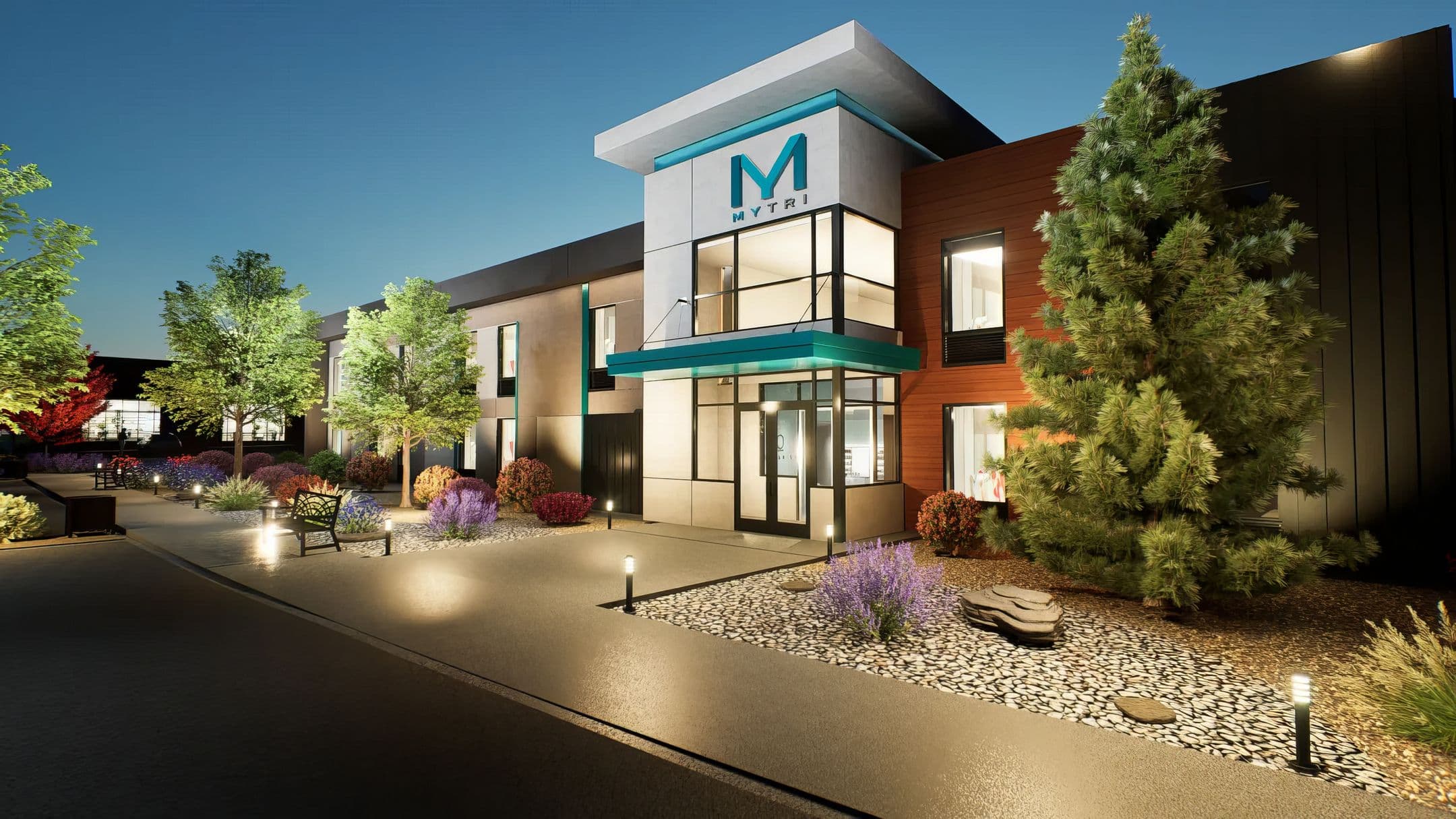 Exterior of My TRI Suites in the Tahoe-Reno Industrial Center, Nevada