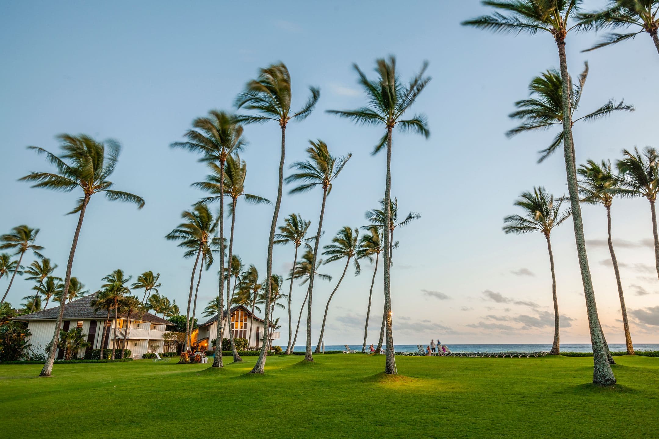 Aerial view of Kiahuna Plantation and Beach Bungalows on Poʻipū Beach