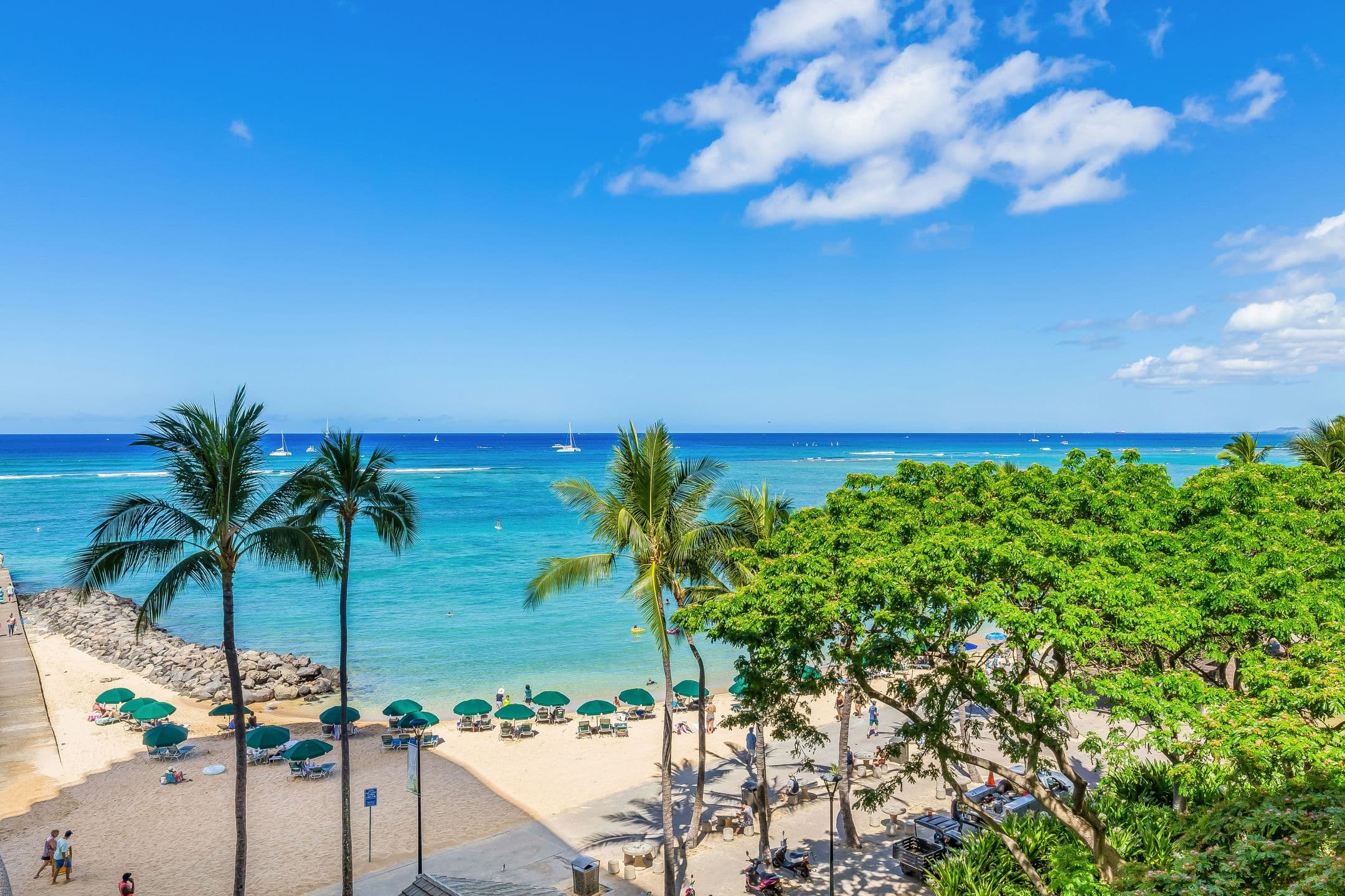Castle Waikīkī Shore beachfront condominium on Waikīkī Beach