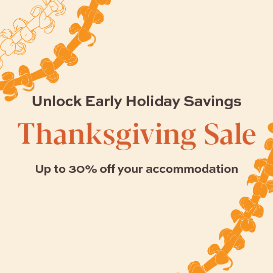 Thanksgiving Sale: Unlock early savings up to 30% off