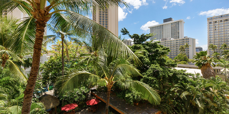 Deluxe City View Studio Kitchenette at Bamboo Waikiki Hotel