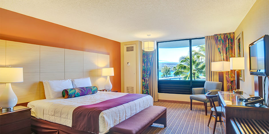 Superior room view at Hilo Hawaiian Hotel