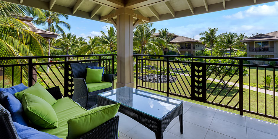 View from lanai at Halii Kai at Waikoloa