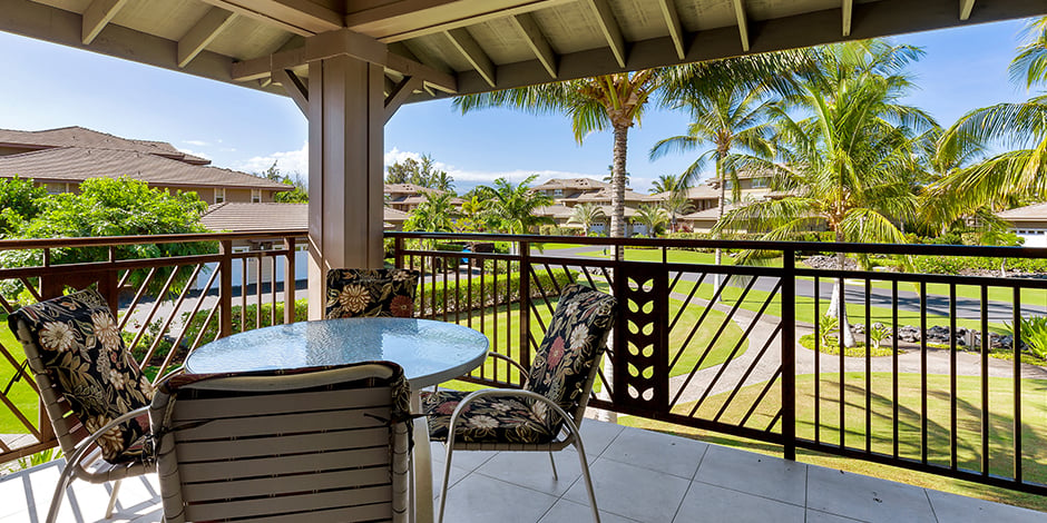 View from lanai at Halii Kai at Waikoloa