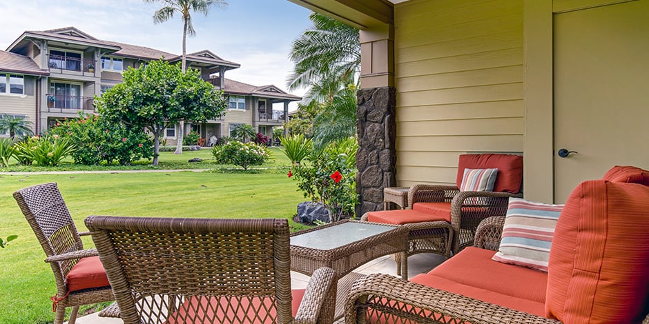 View from lanai at Halii Kai at Waikoloa