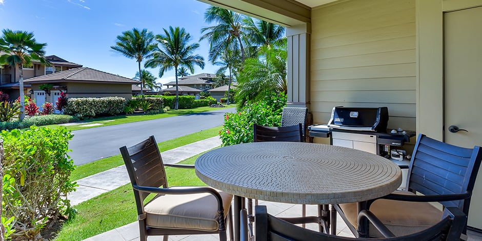 View from lanai at Halii Kai at Waikoloa