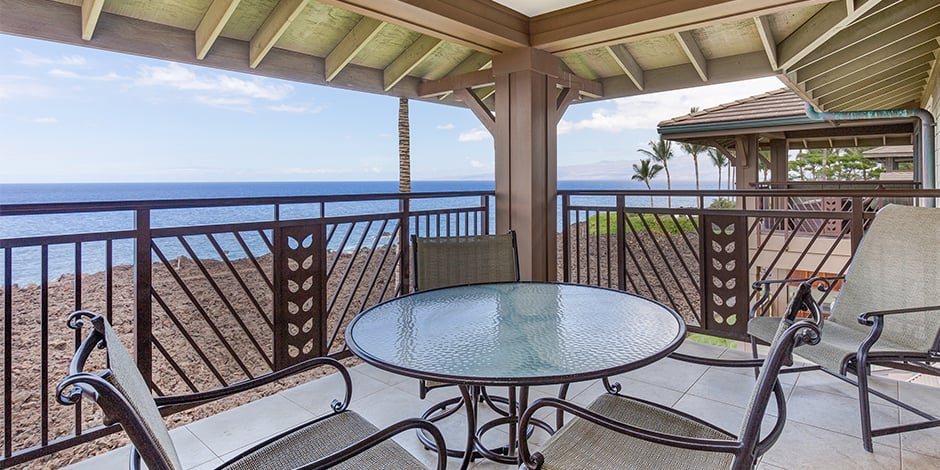 View from lanai of Halii Kai at Waikoloa