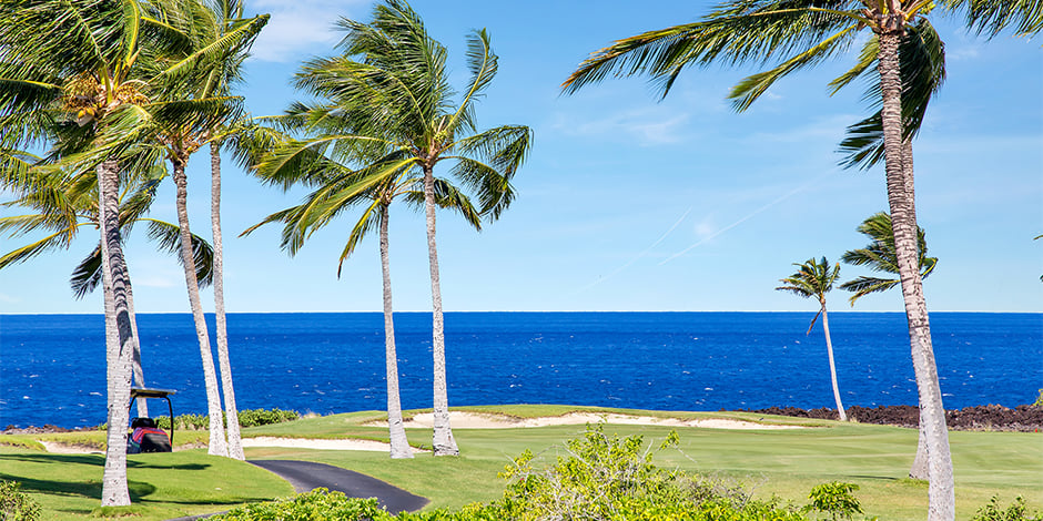 View from lanai at Halii Kai at Waikoloa