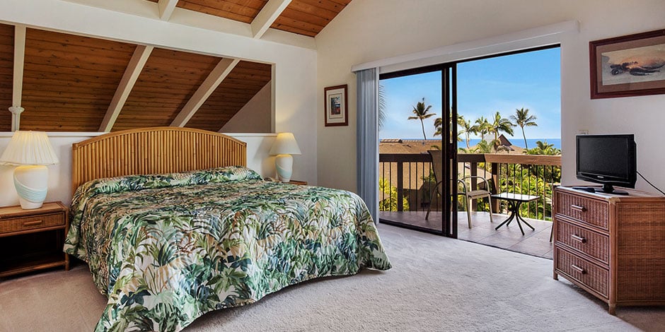 Bedroom view of Kanaloa at Kona