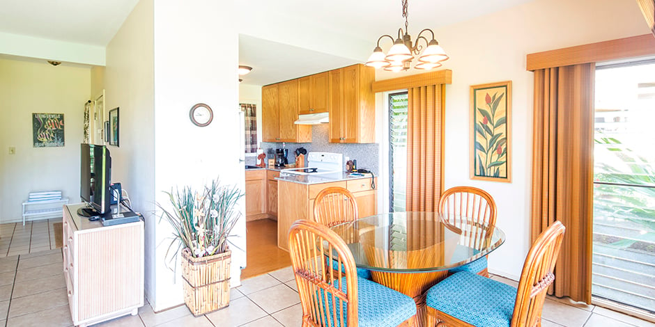 Kitchen at Kaha Lani Resort