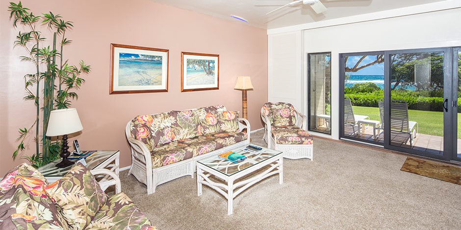 Living Room at Kaha Lani