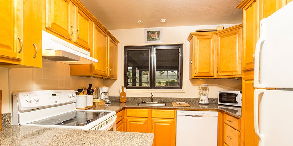 Kitchen at Kaha Lani