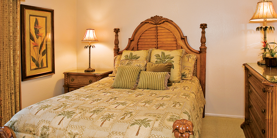 Bedroom at Kaha Lani Resort