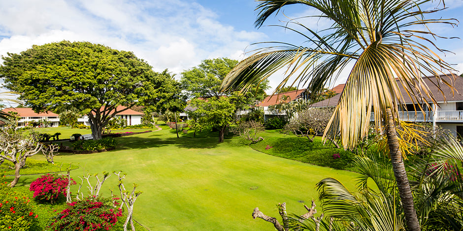 View from lanai at Kiahuna Plantation