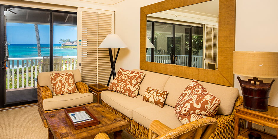 Interior view at Kiahuna Plantation