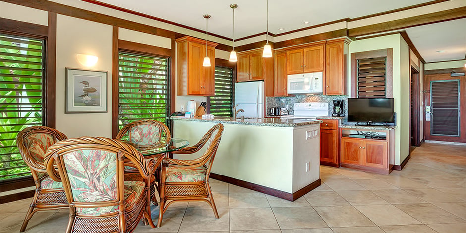 Interior view at Kiahuna Plantation