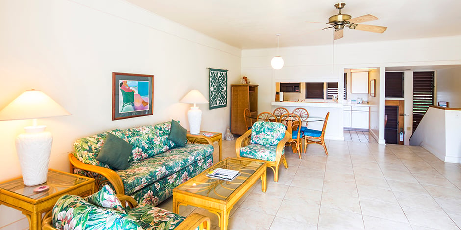 Interior view at Kiahuna Plantation