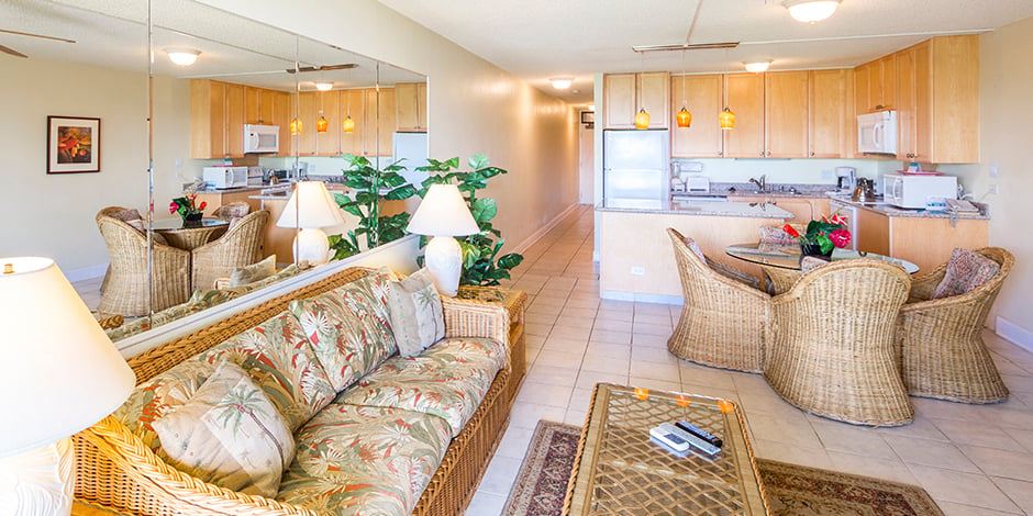 Kitchen at Kamaole Sands