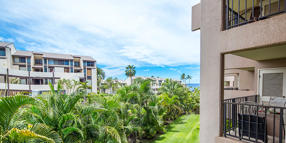 View from lanai at Kamaole Sands