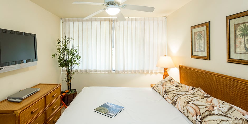 Bedroom at Kamaole Sands