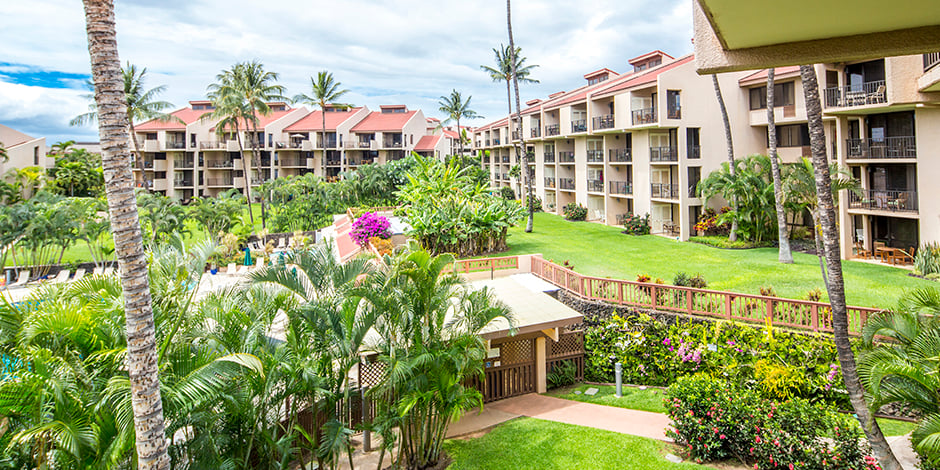 View from lanai at Kamaole Sands