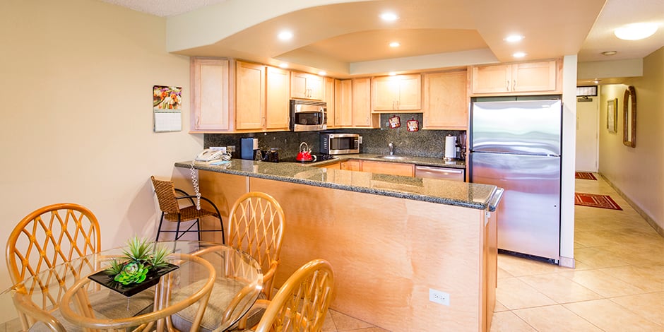 Kitchen at Kamaole Sands