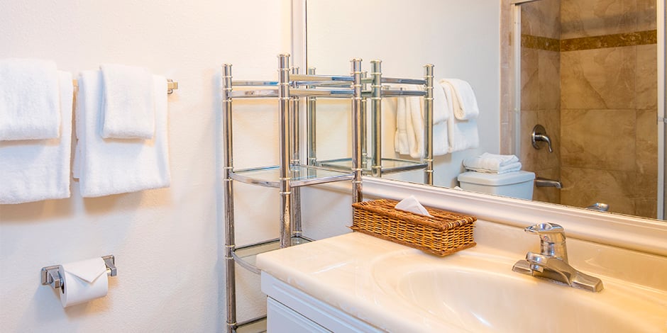 Bathroom at Kamaole Sands