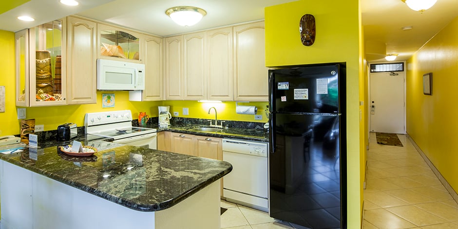 Kitchen at Kamaole Sands