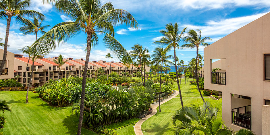 View from lanai at Kamaole Sands