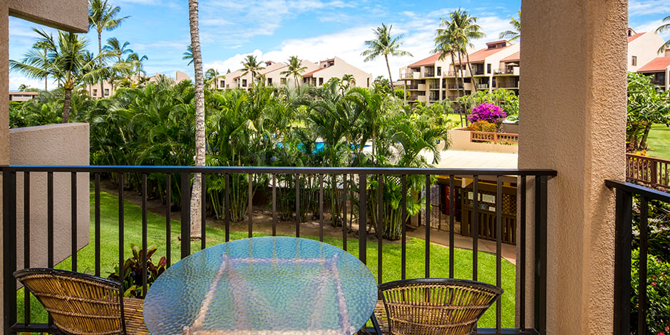 View from lanai at Kamaole Sands