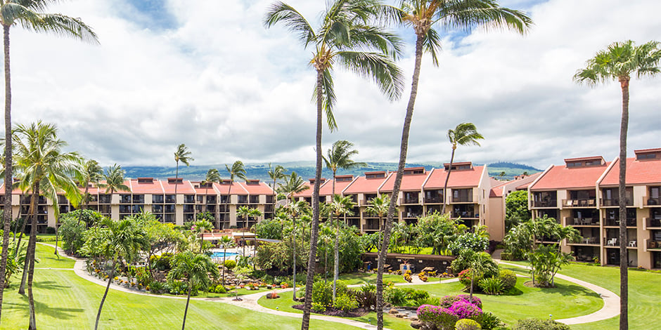 View from lanai at Kamaole Sands