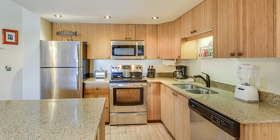 Kitchen at Maui Banyan