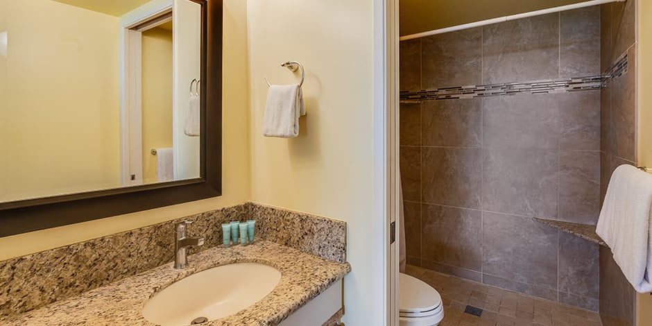 Bathroom at Maui Banyan