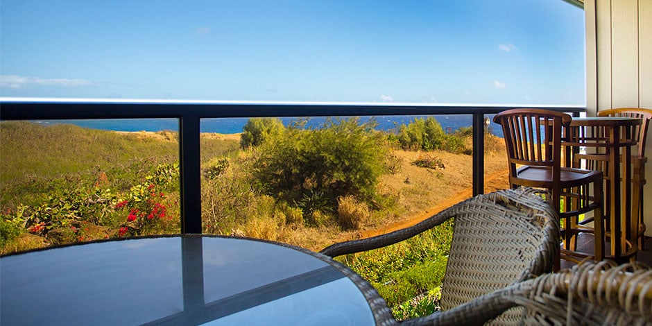 View from lanai at Makahuena at Poipu