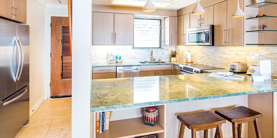 Kitchen at Poipu Shores Resort