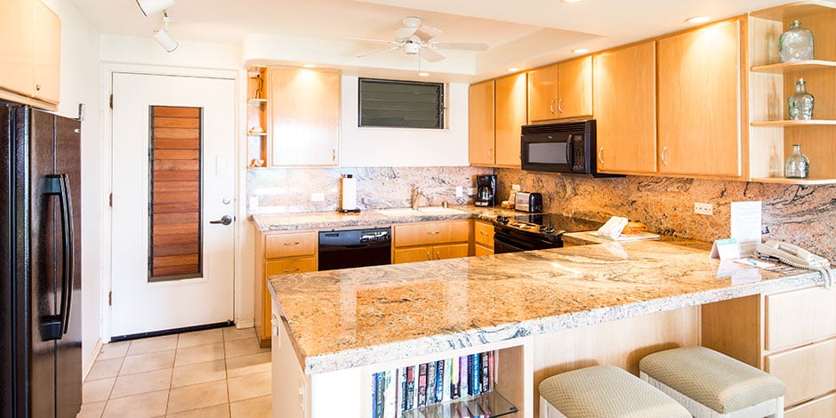 Interior room at Poipu Shores Resort