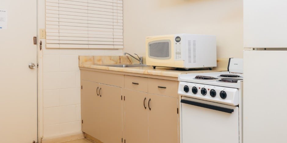 Kitchenette at Waikiki Heritage Hotel
