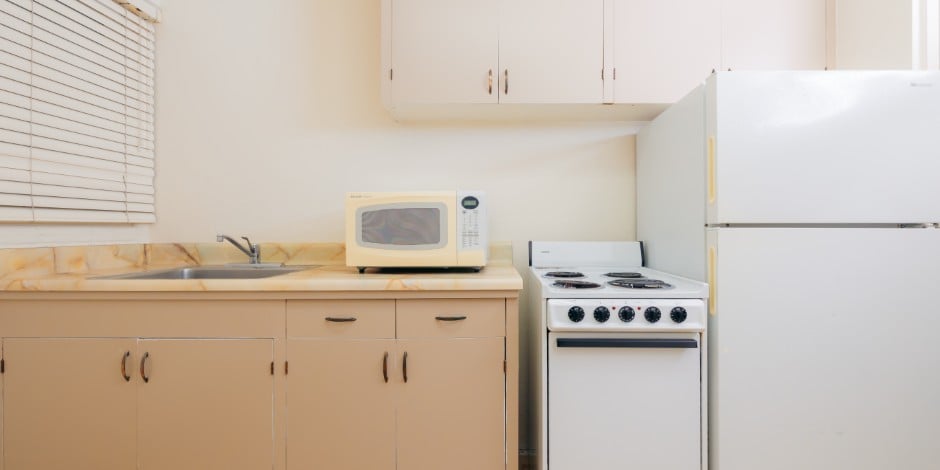 Kitchenette at Waikiki Heritage Hotel