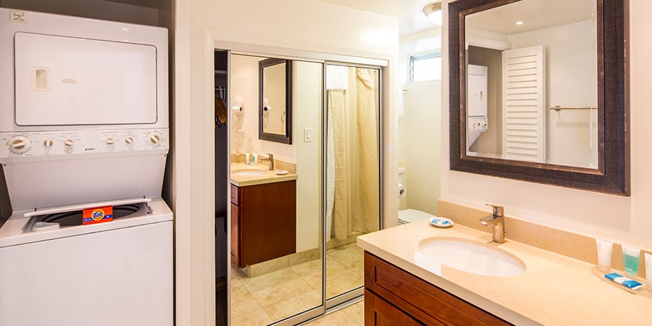 Bathroom at Castle Waikiki Shore