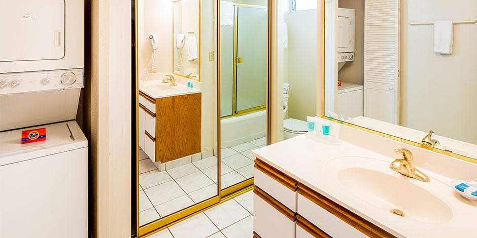 Bathroom at Castle Waikiki Shore